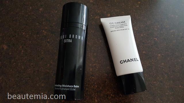 Chanel CC Cream SPF 50 & Bobbi Brown Extra Illuminating Moisture Balm