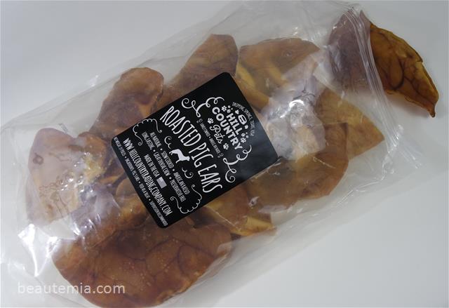Hill Country Pets Roasted Natural Pig Ears, dental chew for dogs & healthy dog treats