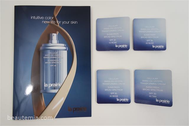 La Prairie Cellular Swiss Ice Crystal Transforming Cream Sunscreen SPF 30, tinted moisturiser & skincare
