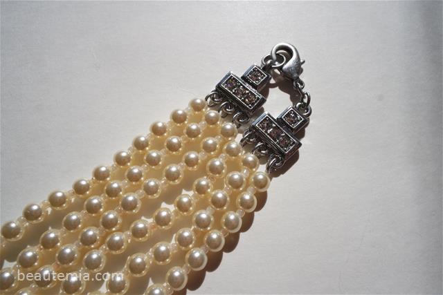 Ben-Amun Belle Epoque Imitation Pearl Multistrand Necklace
