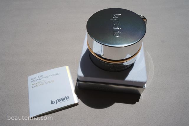 La Prairie Cellular Radiance concentrate pure gold, fluide pure gold & Night Cream pure gold & skincare