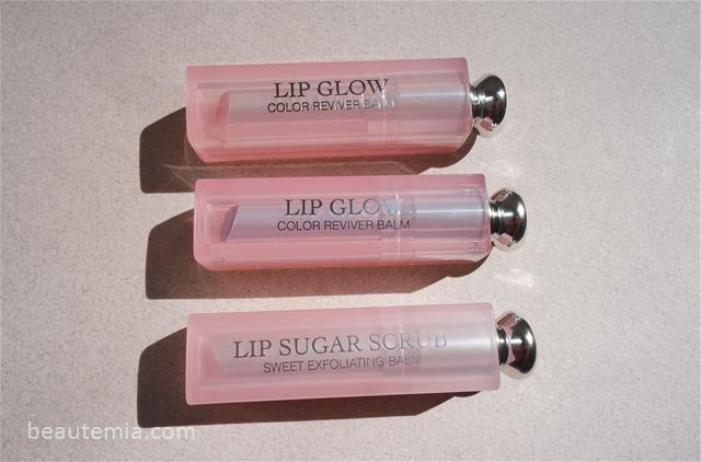 Dior Addict Lip Glow Hydrating Color Reviving Lip Balm, Dior lip glow lip balm Coral shade, Dior lip glow lip balm in Berry shade & Chanel lip balm